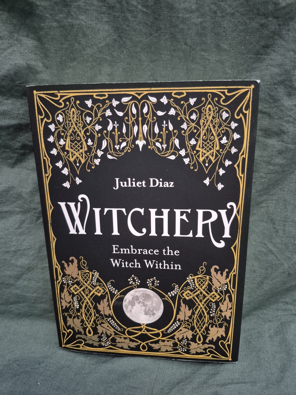Witchery by Juliet Diaz - Black & Gold Book